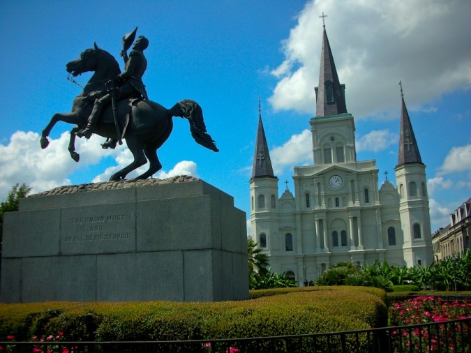 Jackson Square and St. Louis Cathedral, French Quarter, New Orleans